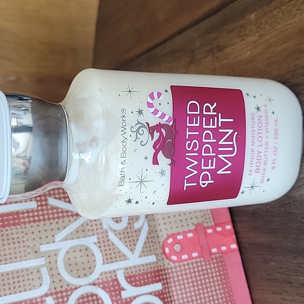 Bath & Body Works NWT TWISTED PEPPERMINT Body Lotion